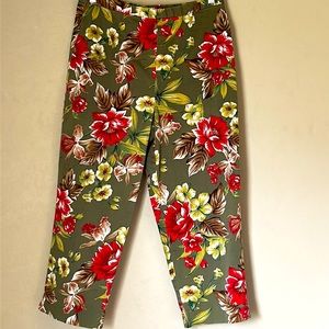 DRESS BARN | CAPRIS | SIZE 10 | TROPICAL